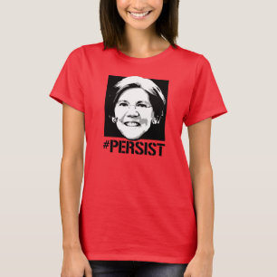 T-shirts Senador Warren - persista --