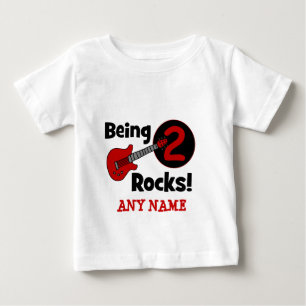 T-shirts Sendo 2 rochas! com guitarra