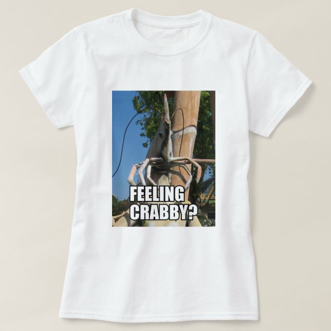 T-SHIRTS SENDO CRABBY? MEME (Frente do Design)