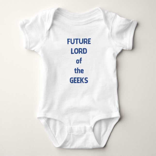 T-shirts Senhor futuro Geeks (Frente)