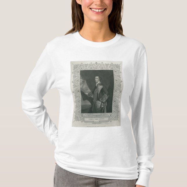 T-shirts Senhor George Brydges Rodney (Frente)