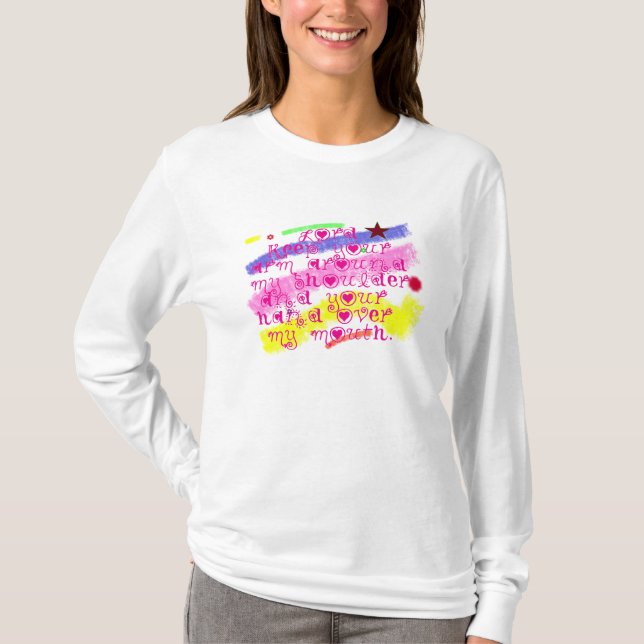 T-shirts Senhor, mantenha o seu braço (Frente)