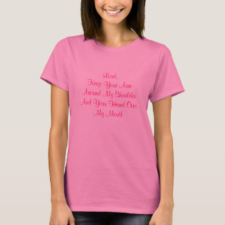 T-shirts Senhor Mantimento Seu Braço Em torno meu ombro