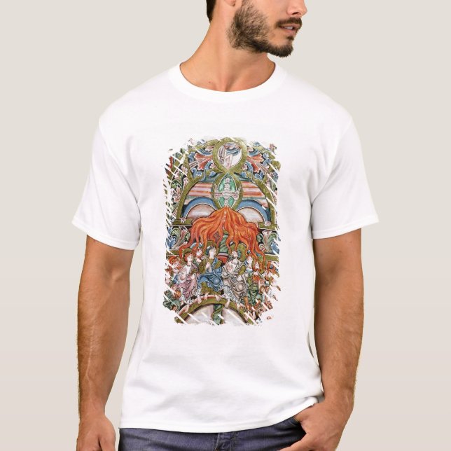 T-shirts Senhora 369 f.29v Pentecost (Frente)