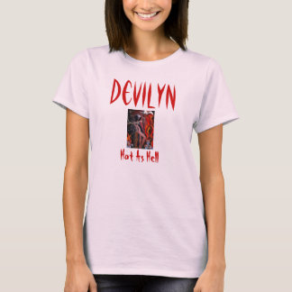 T-shirts senhora da morte, Devilyn, quente como o