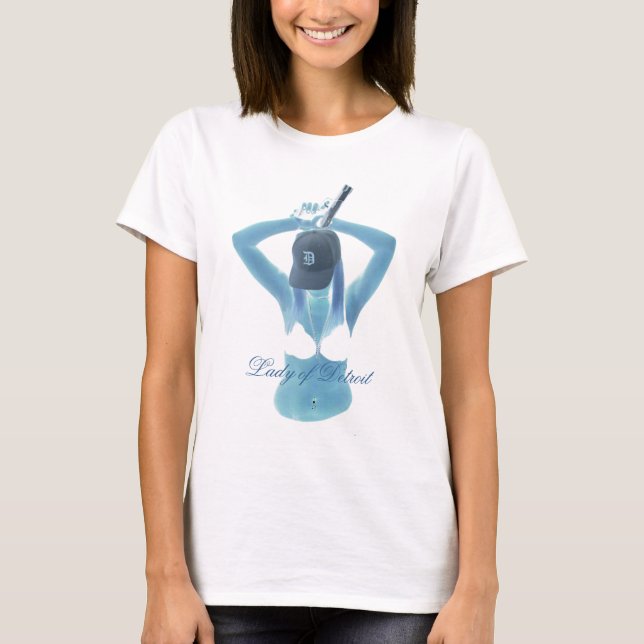 T-shirts Senhora de Detroit (Frente)