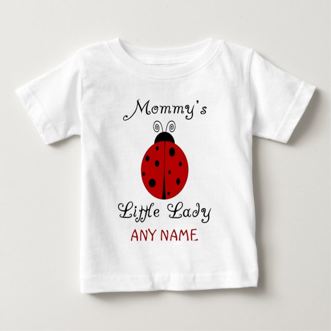 T-shirts Senhora mamãe! Design Ladybug (Frente)