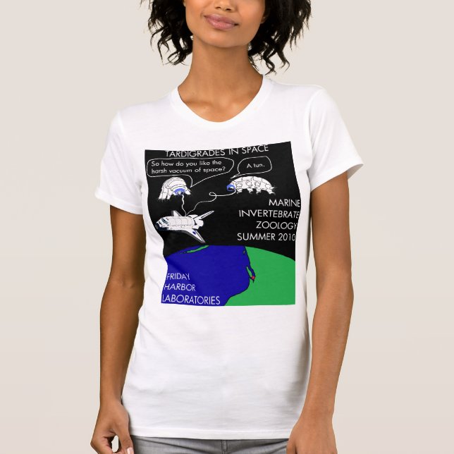T-shirts "Senhoras - corte" o T Tardigrade (Frente)