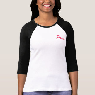 T-shirts Senhoras de Pilaki Pono 3/4 de Raglan da Capa