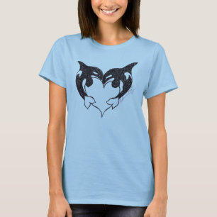 T-shirts Senhoras T do amor da orca