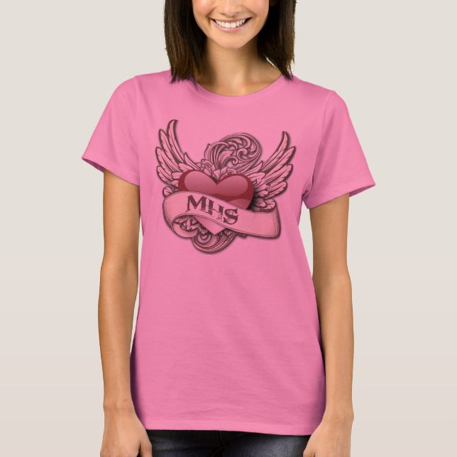 T-shirts Senhoras Tshirt MHS ANGELS (Frente)