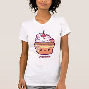 T-shirts Senhorita Baunilha Kawaii Cupcake