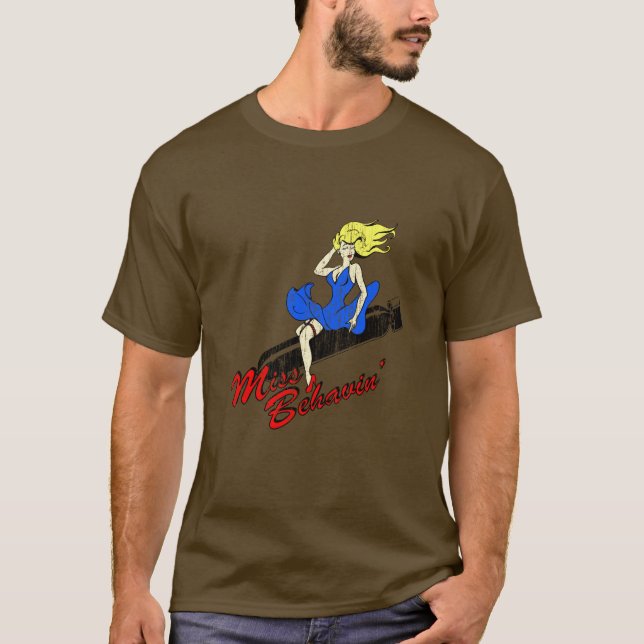 T-shirts Senhorita Behavin' (Frente)