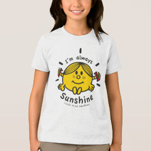 T-shirts Senhorita pequena Luz do sol eu sou sempre luz