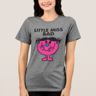 T-shirts Senhorita pequena Mau   pronto para a ação