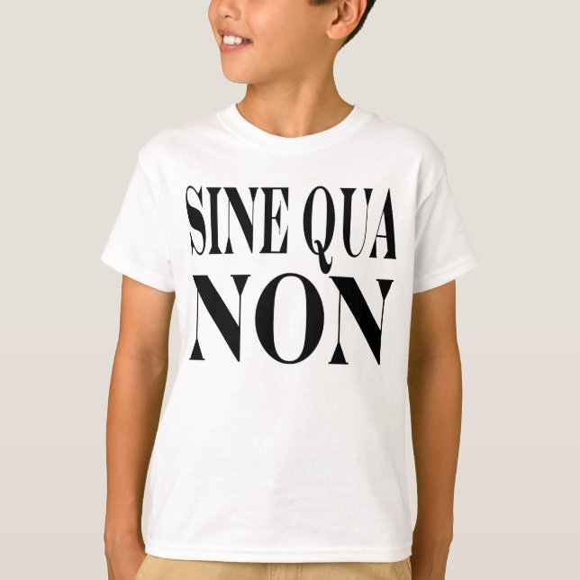 T-shirts Seno - qua - citações Latin não famosas: Palavras (Frente)