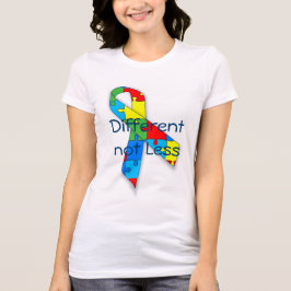 T-shirts Sensibilização para o autismo Diferente não Menos 