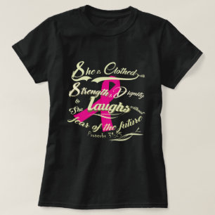 T-shirts Sensibilização para o Cancer sem fôlego