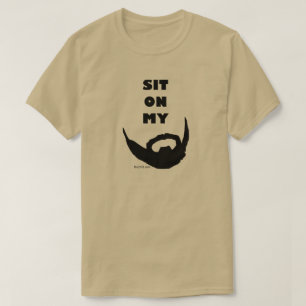 T-shirts Sente-se em meu amante da barba