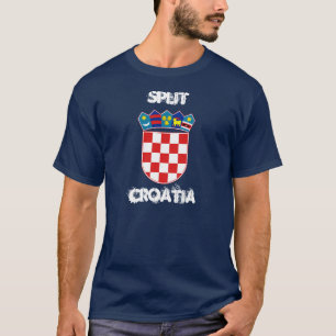 T-shirts Separação, Croatia com brasão