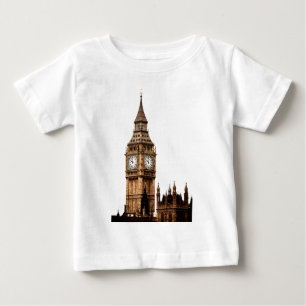 T-shirts Sepia Big Ben Tower