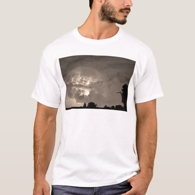 T-shirts Sepia claro da mostra (Frente)