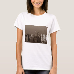T-shirts Sepia Nova Iorque Skyline