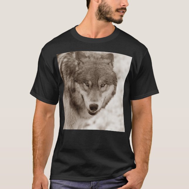 T-shirts Sepia Wolf (Frente)