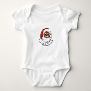 T-shirts sequências de preto santa claus
