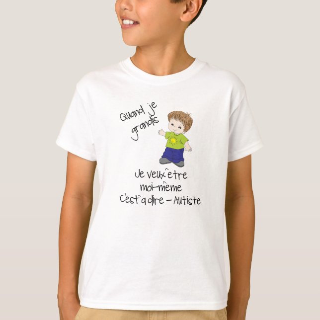 T-shirts Ser autista (Frente)
