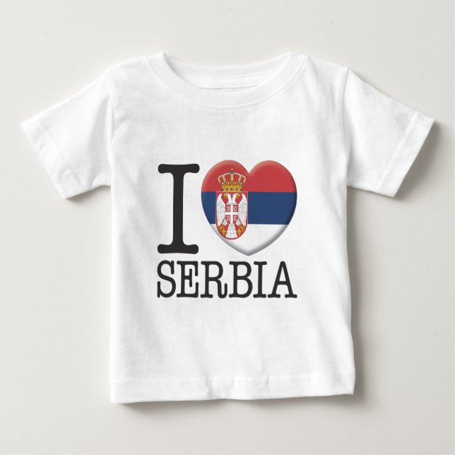 T-shirts Serbia (Frente)