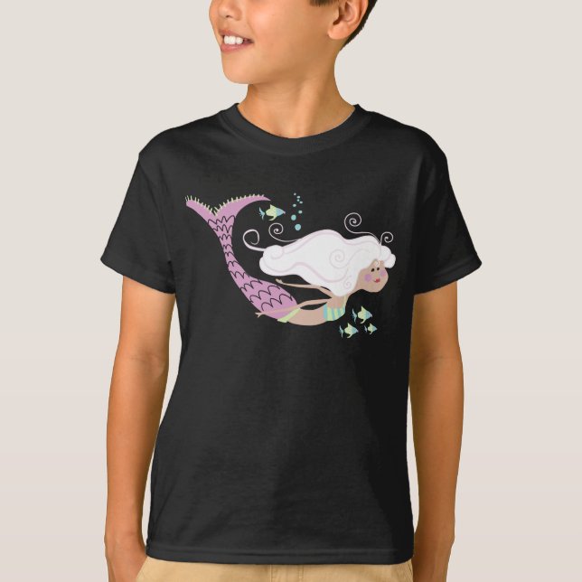 T-shirts Sereia da natação (Frente)