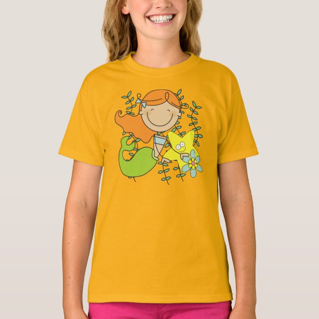 T-shirts Sereia do Redhead (Frente)