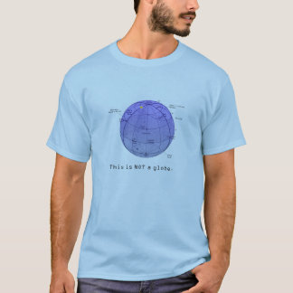 T-shirts Série da astronomia - este não é um globo