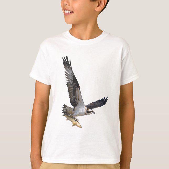 T-shirts Série Flying Osprey Wildlife Fashion (Frente)