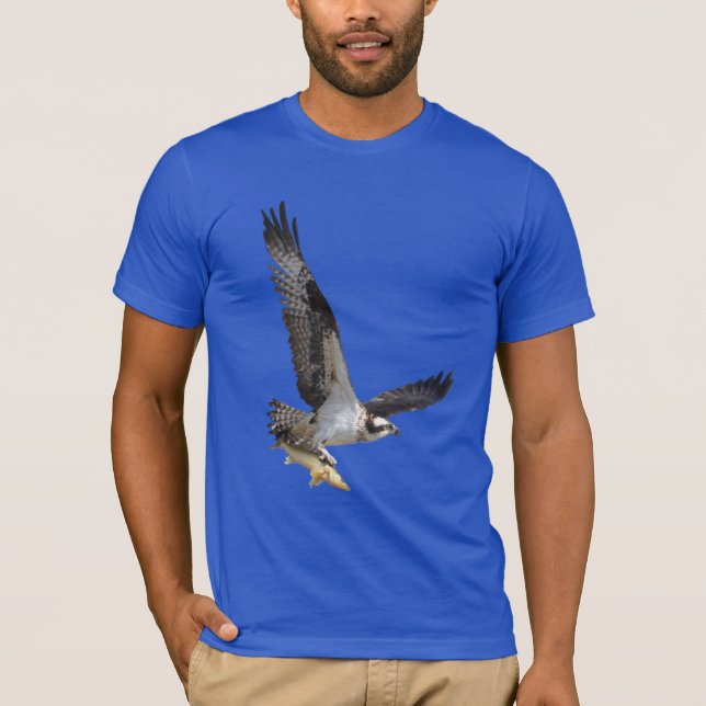 T-shirts Série Flying Osprey Wildlife Fashion (Frente)
