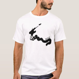 T-shirts Serpente da guitarra