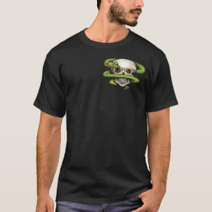 T-shirts Serpente n crânio