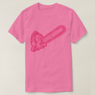 T-shirts Serra de cadeia cor-de-rosa do amor