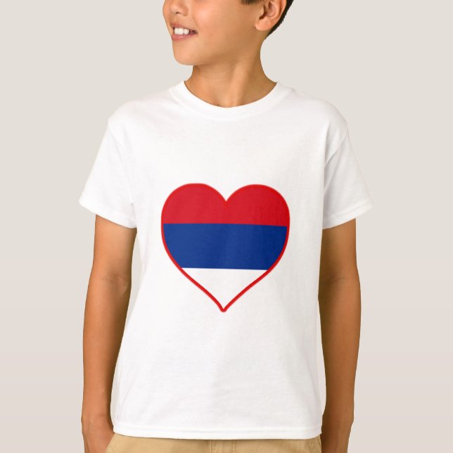 T-shirts Sérvia Amor (Frente)