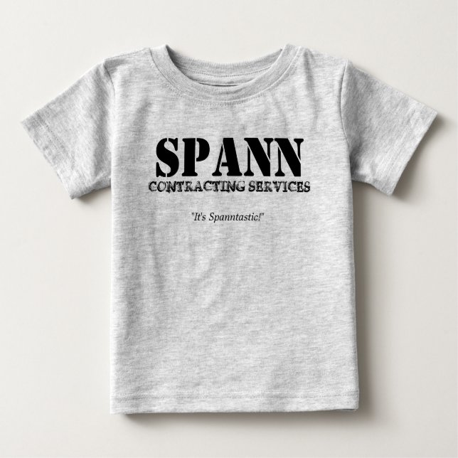 T-shirts Serviços contratando de Spann (Frente)