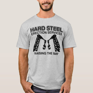 T-shirts Serviços da ereção do aço duro