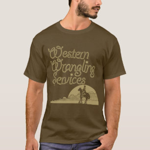 T-shirts Serviços Wrangling ocidentais
