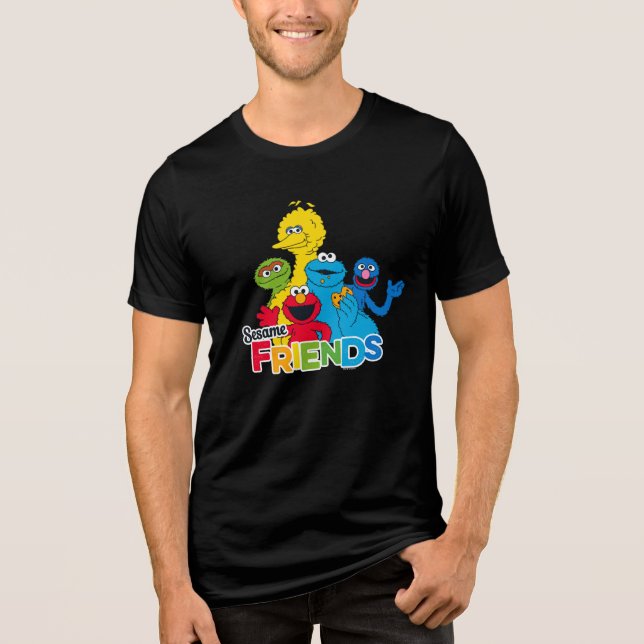 T-shirts Sesame Street | Amigos do Bairro (Frente)