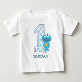 T-shirts Sesame Street | Primeiro Aniversário do Cookie Mon