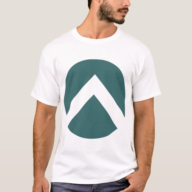 T-shirts Seta Chevron Círculo (Frente)