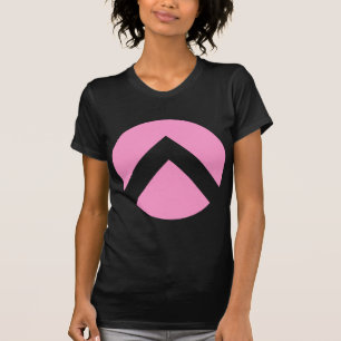 T-shirts Seta de Chevron Circular