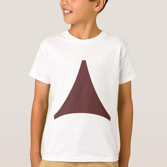 T-shirts Seta de três lados (Frente)