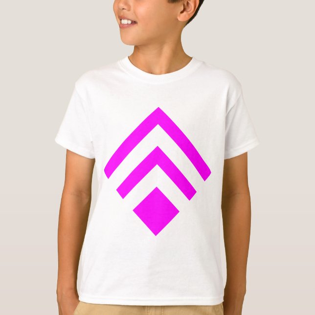 T-shirts Seta Geométrica 02 - Magenta (Frente)
