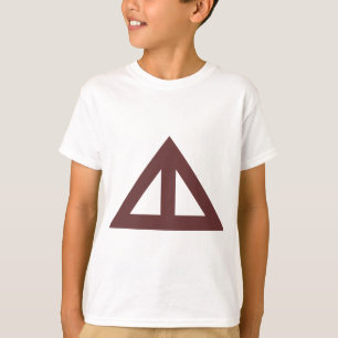 T-shirts Seta triangular dividida